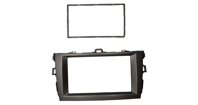 Toyota Professional Silver 2Din Trimplate 2008-2010