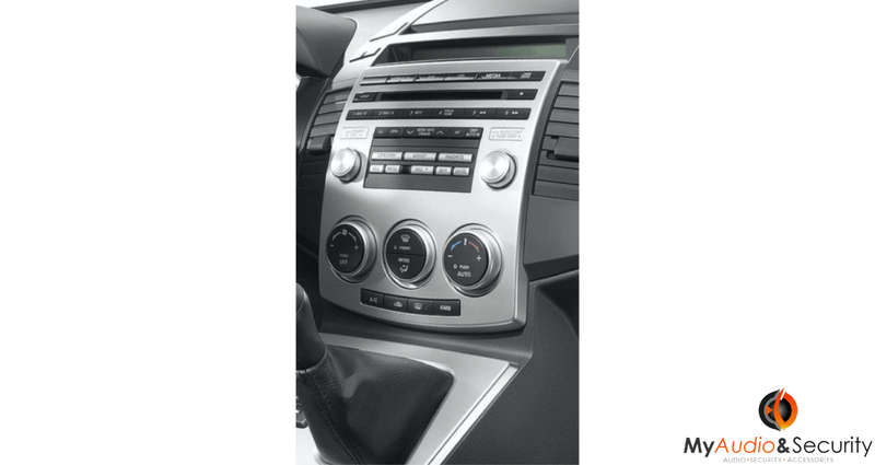 Mazda 5 Silver 2Din Trimplate 2010
