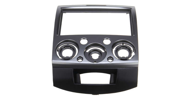Mazda BT50 2Din Silver Trimplate