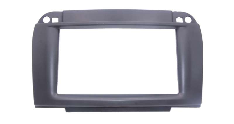 Mercedes s class 2din fascia trimplate black 02-06