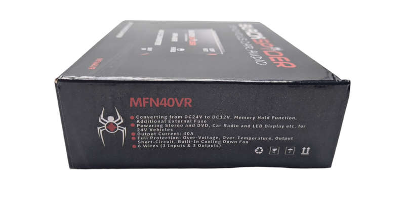 Blackspider MFN40VR 24V to 12V 40Amp Convertor
