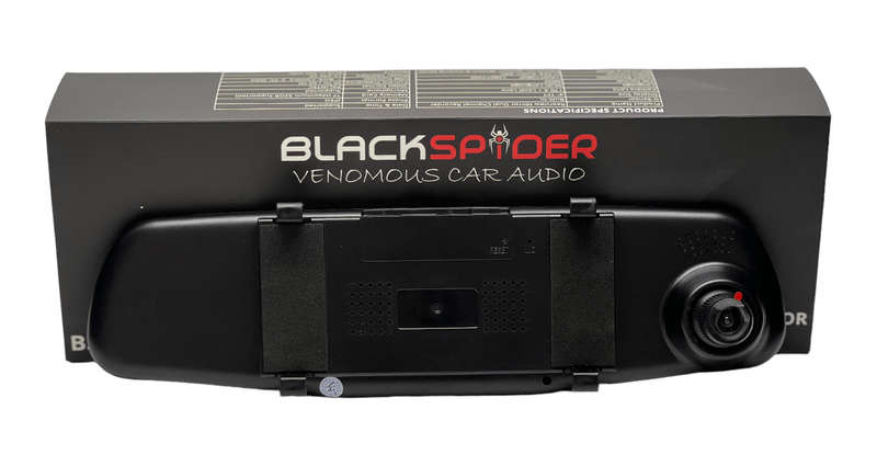 Blackspider BS604DVR Rearview Mirror with DVR and Rear Camera