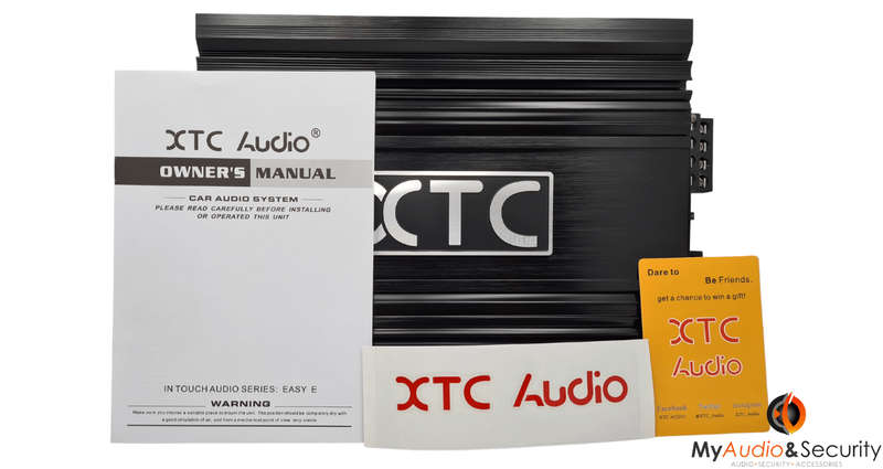 XTC Easy E 6000W 4 Channel Amplifier