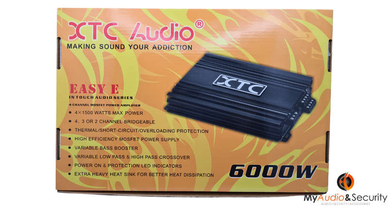 3-1019 XTC EASY E 6000W 4 CHANNEL AMP