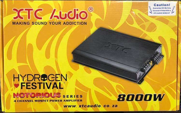 3-109 XTC HYDROGEN FESTIVAL 8000W 4 CH AMP