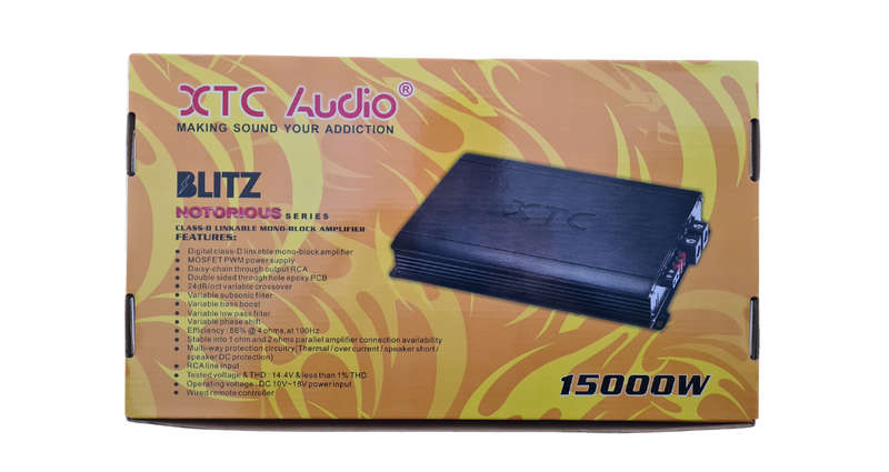 XTC Blitz 15000W Monoblock Amplifier
