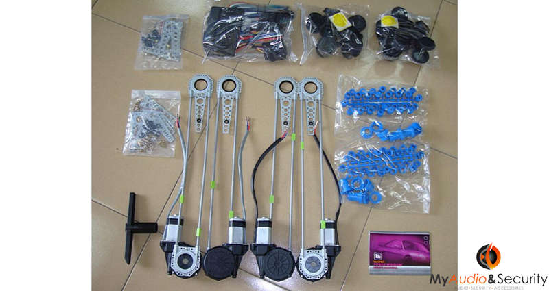 Blackspider Universal 4 Door Electric Window Kit