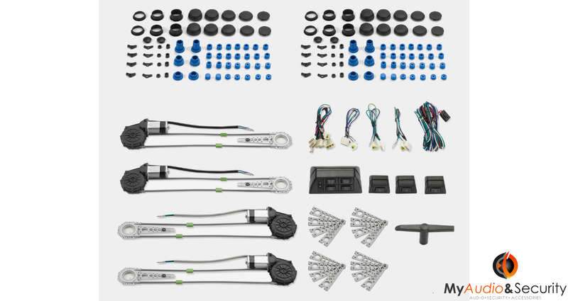 Blackspider Universal 4 Door Electric Window Kit