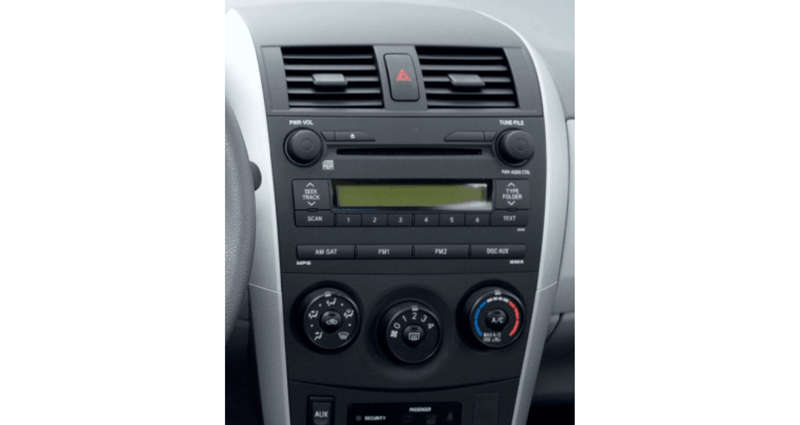 Toyota Professional 2Din Trimplate 2008-2010