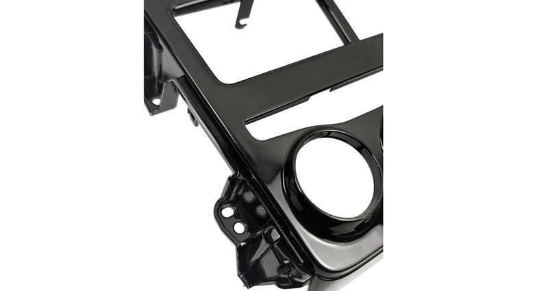 Toyota Yaris RHD/Low-End/UV Black Double Din Trimplate 2017