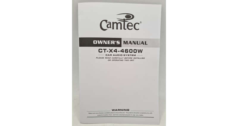 Camtec CT-X4-4600W 4600W 4CH Amplifier