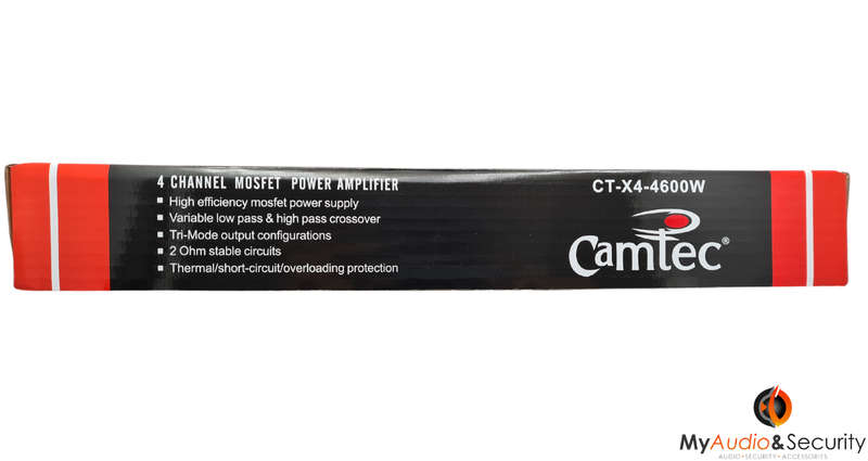 3-1116 CAMTEC CT-X4-4600W 4600W 4CH AMPLIFIER