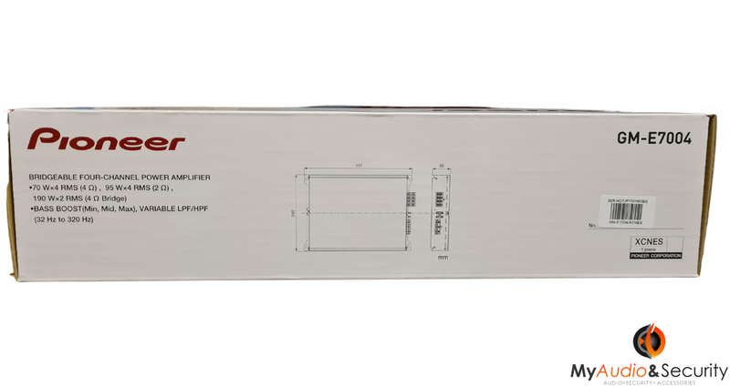 3-1120 PIONEER GM-E7004 4 CHANNEL 4X70W AMP