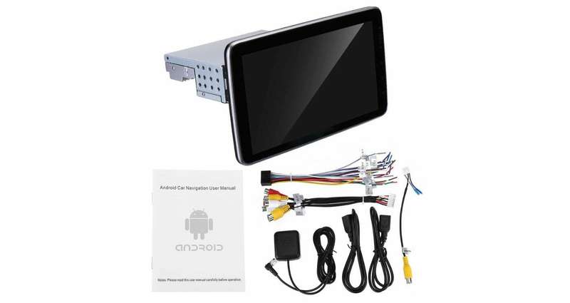 Blackspider BSM101SD 10.1 Apple CarPlay Android Auto Rotate 1Din Radio