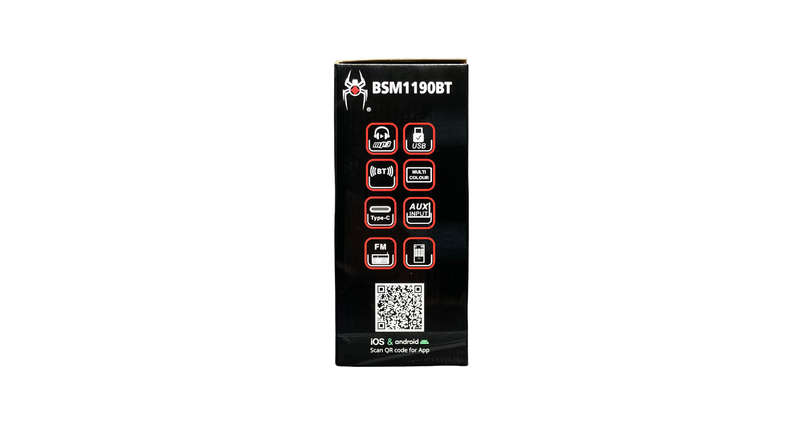 Blackspider BSM1190BT Media Player with Bluetooth