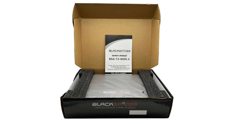 Blackspider Tarantula T2 8000W 4 Channel Amplifier