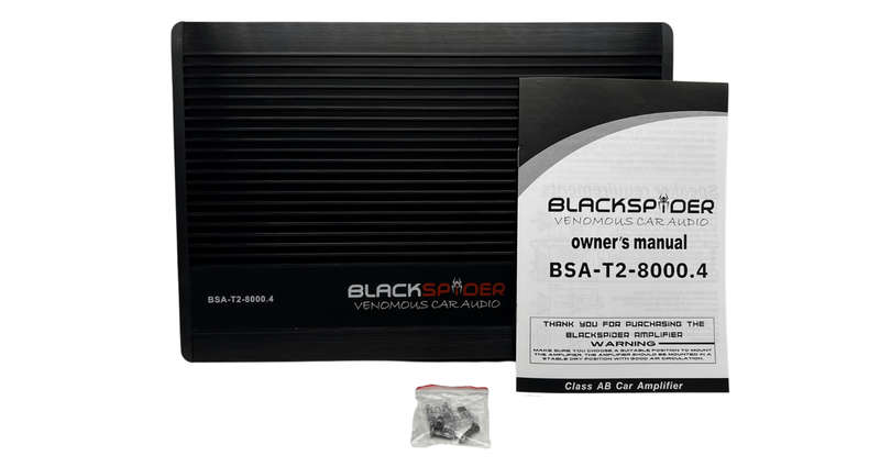 Blackspider Tarantula T2 8000W 4 Channel Amplifier