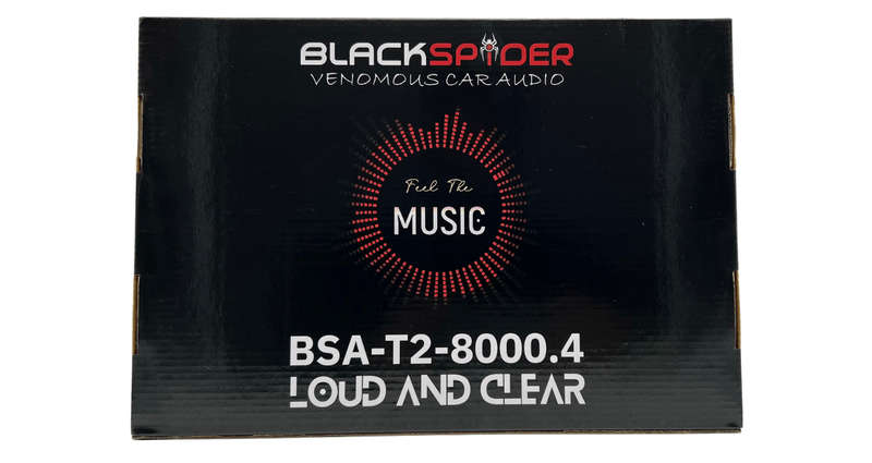 Blackspider Tarantula T2 8000W 4 Channel Amplifier