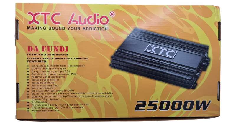 XTC Da Fundi 25000W Monoblock Amplifier