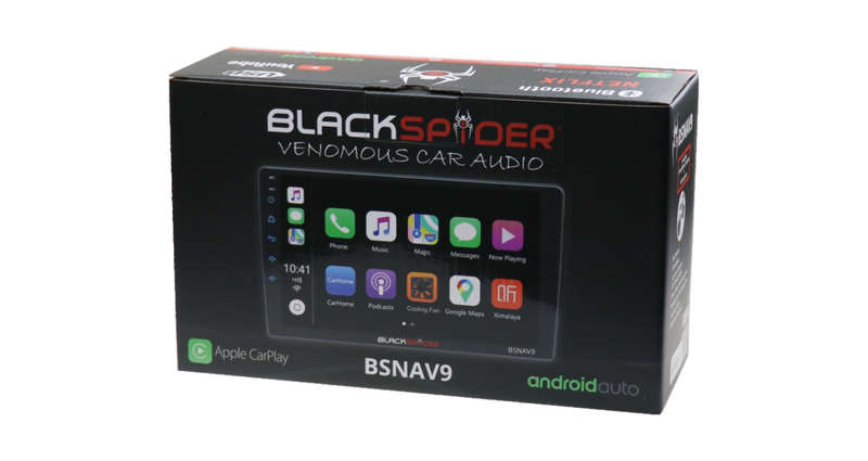 Blackspider BSNAV9 9" Wireless Apple CarPlay Android Auto Radio