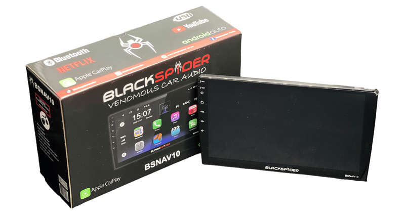 Blackspider BSNAV10 10.1" Wireless Apple CarPlay Android Auto Radio