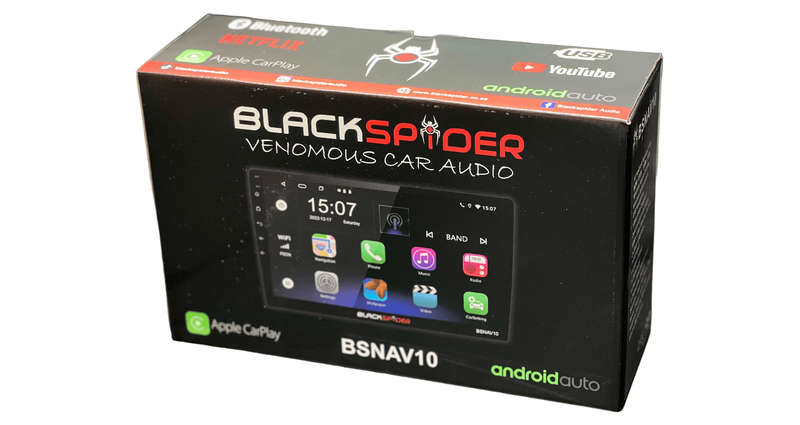 Blackspider BSNAV10 10.1" Wireless Apple CarPlay Android Auto Radio