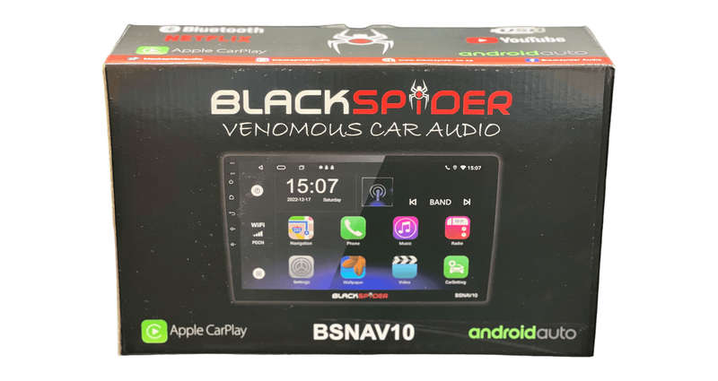 Blackspider BSNAV10 10.1" Wireless Apple CarPlay Android Auto Radio