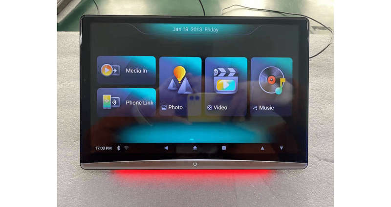 Blackspider 12.4" Android 4K Headrest HDMI USB 3G + 16G