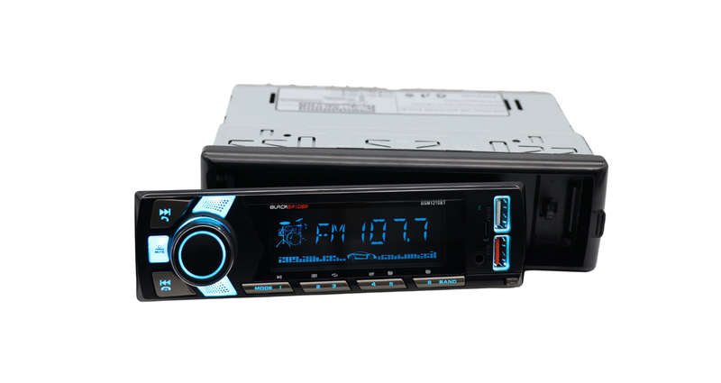 BlackSpider BSM1210BT 2USB Bluetooth AUX APP Control Detachable Face Radio