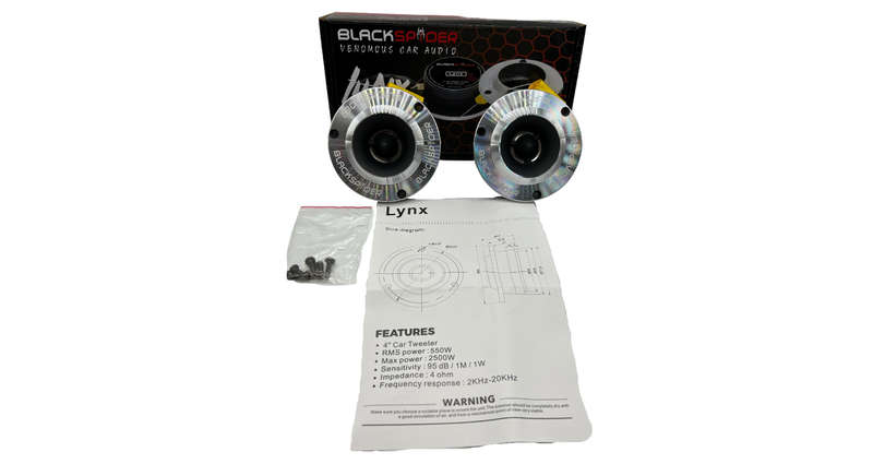 Blackspider Lynx 4" 2500W Aluminium Bullet Tweeter