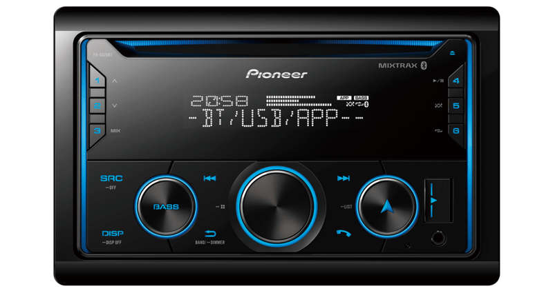 Pioneer FH-S525BT CD Bluetooth 2Din Radio