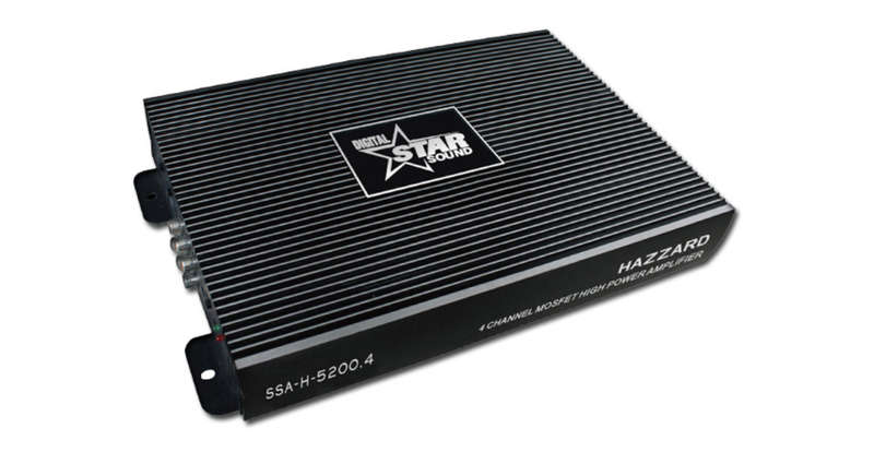 Starsound Hazard SSA-H-5200.4 5200W 4 Channel Amplifier
