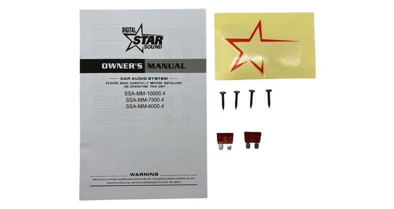 Starsound Hazard SSA-H-5200.4 5200W 4 Channel Amplifier