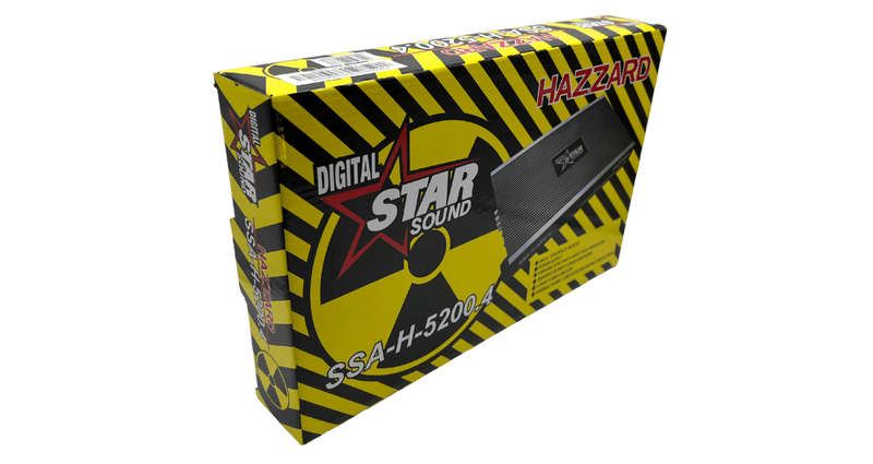 Starsound Hazard SSA-H-5200.4 5200W 4 Channel Amplifier