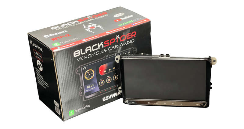 Blackspider BSVW9A Golf 5/6 Wireless Apple CarPlay Android Auto Radio FREE CAM