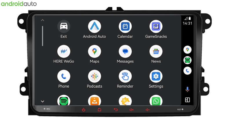 Blackspider BSVW9A Golf 5/6 Wireless Apple CarPlay Android Auto Radio
