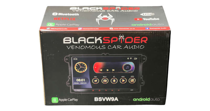 Blackspider BSVW9A Golf 5/6 Wireless Apple CarPlay Android Auto Radio