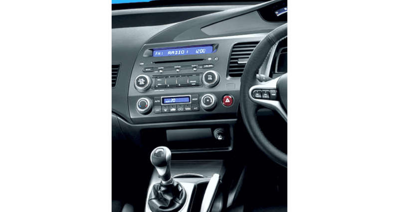 Honda Civic 10.1" Trimplate 2008-2011