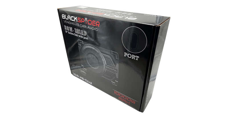 Blackspider BSW-101A 10 10 000W Underseat Port Active Subwoofer