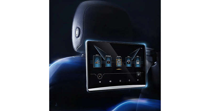 Blackspider 10" Android 4K Headrest HDMI USB 3G + 16G
