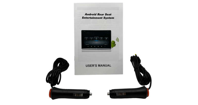 Blackspider 10" Android 4K Headrest HDMI USB 3G + 16G