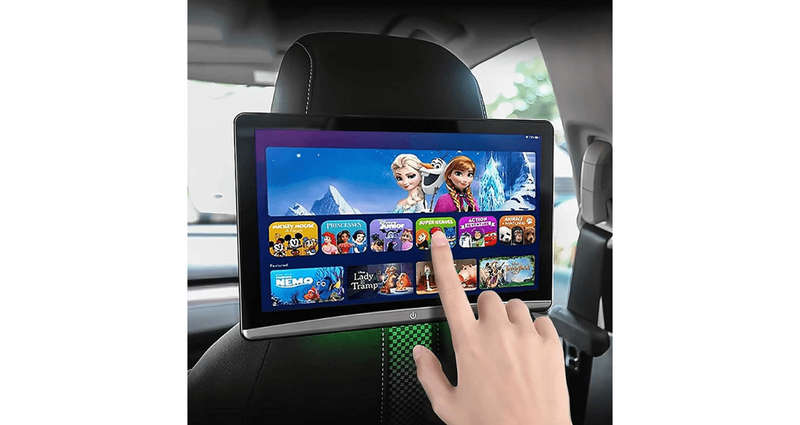 Blackspider 10" Android 4K Headrest HDMI USB 3G + 16G