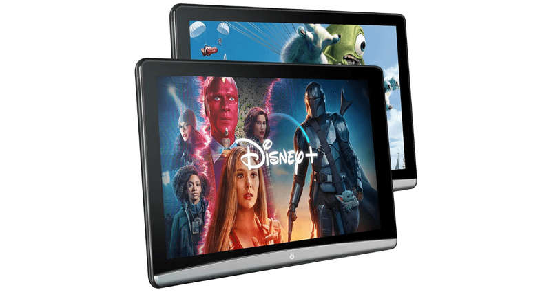 Blackspider 10" Android 4K Headrest HDMI USB 3G + 16G