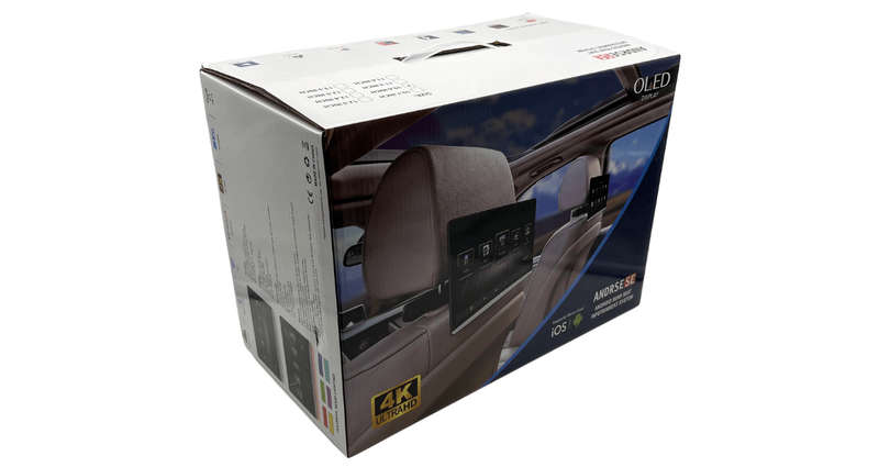Blackspider 10" Android 4K Headrest HDMI USB 3G + 16G