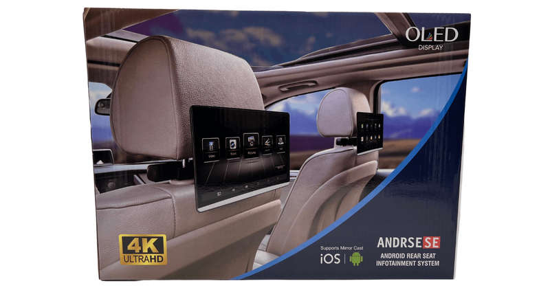 Blackspider 10" Android 4K Headrest HDMI USB 3G + 16G
