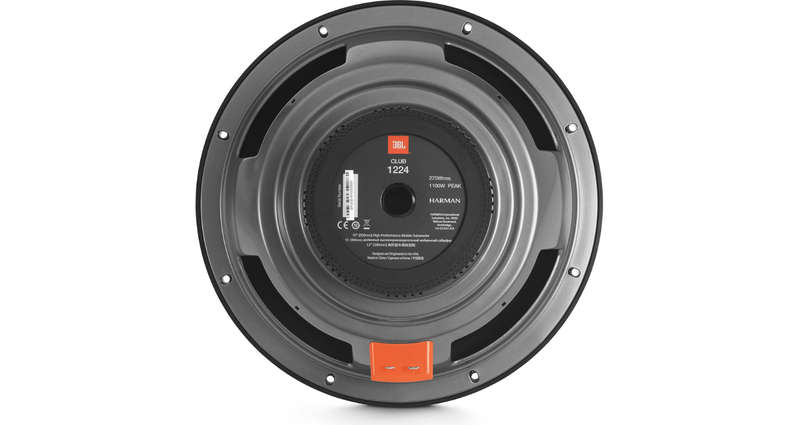 JBL CLUB1224 12 Inch Subwoofer 275W Rms 1100W Peak Power