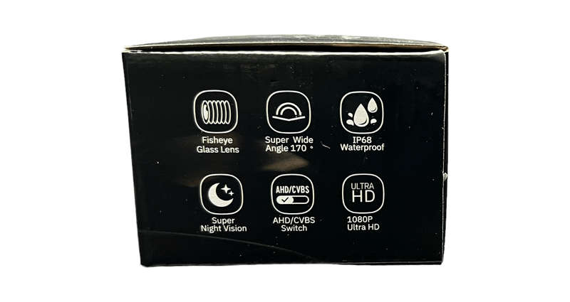 Blackspider BS6150 AHD Front and Rear View Camera