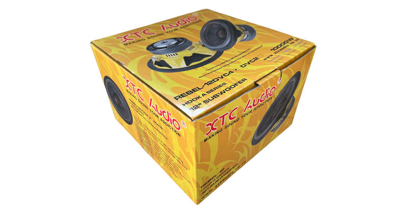 XTC Rebel-12DVC4 12" 10000W Subwoofer