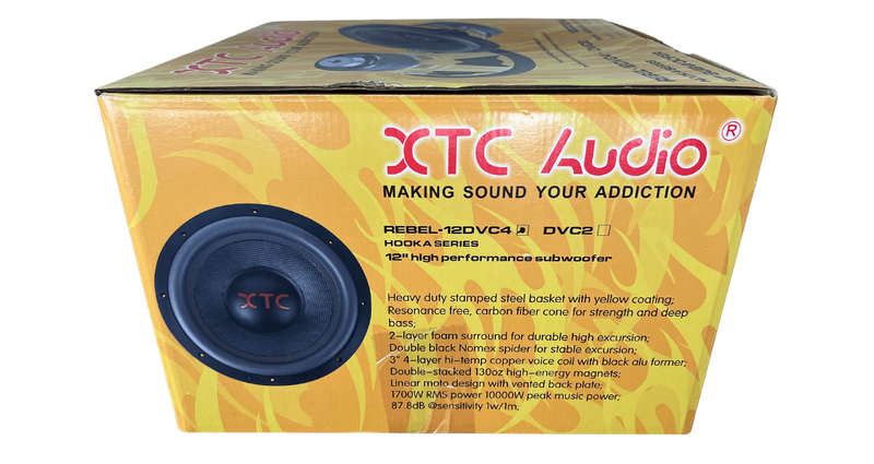 XTC Rebel-12DVC4 12" 10000W Subwoofer
