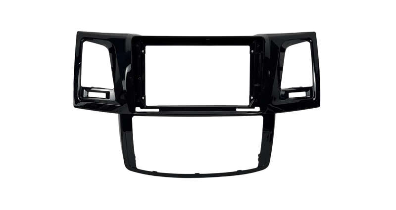 Toyota Fortuner Hilux Auto and Manual AC 9" Trimplate 2005+ with SWC Harness